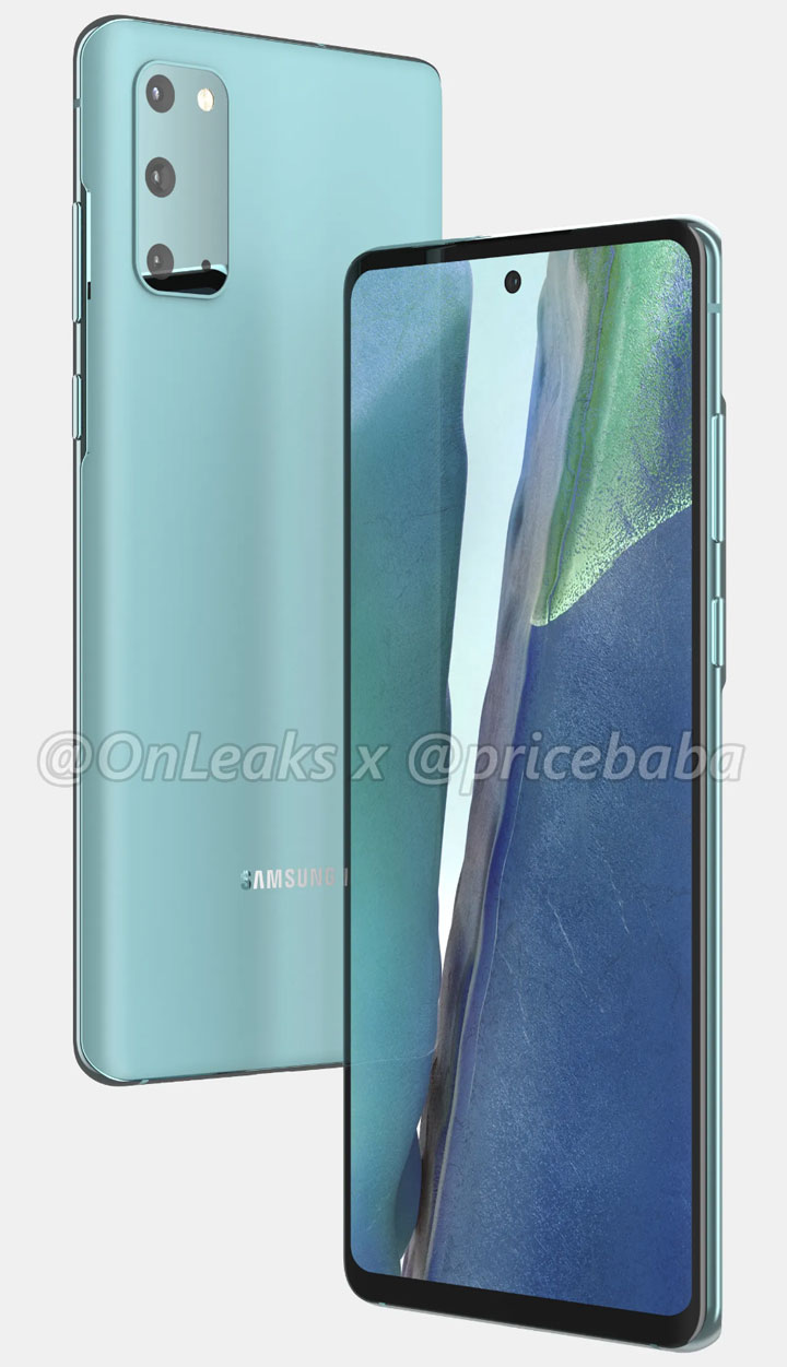 Galaxy S20 Fan Edition 外觀設計洩漏：平面螢幕，規格可能比想像更好！ - 阿祥的網路筆記本
