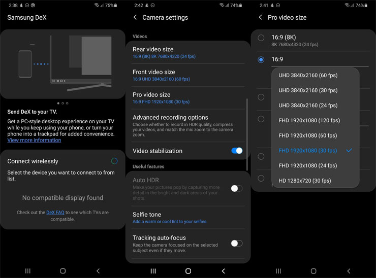 三星新版 One UI 2.5 即將在 Galaxy S20 系列更新！將提供無線 DeX 與強化版專業影片模式…等功能！ - 阿祥的網路筆記本