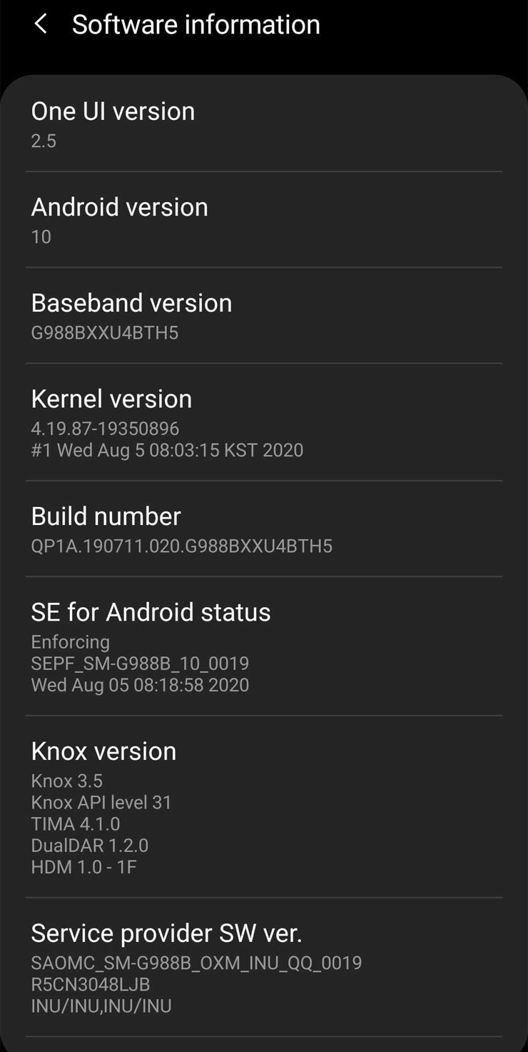 三星新版 One UI 2.5 即將在 Galaxy S20 系列更新！將提供無線 DeX 與強化版專業影片模式…等功能！ - 阿祥的網路筆記本