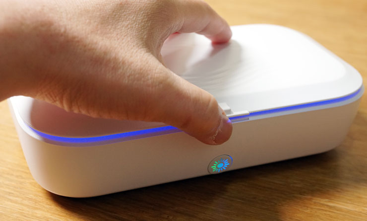 XBASE 紫外線消毒充電盒 LFX-168 開箱：紫外線消毒、無線充電二合一！ - 阿祥的網路筆記本