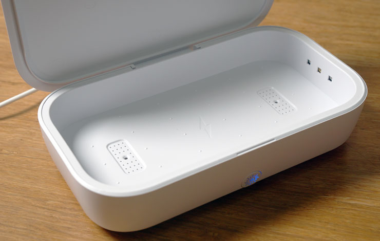 XBASE 紫外線消毒充電盒 LFX-168 開箱：紫外線消毒、無線充電二合一！ - 阿祥的網路筆記本