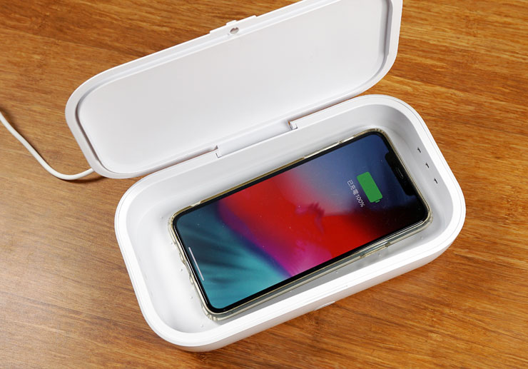 XBASE 紫外線消毒充電盒 LFX-168 開箱：紫外線消毒、無線充電二合一！ - 阿祥的網路筆記本