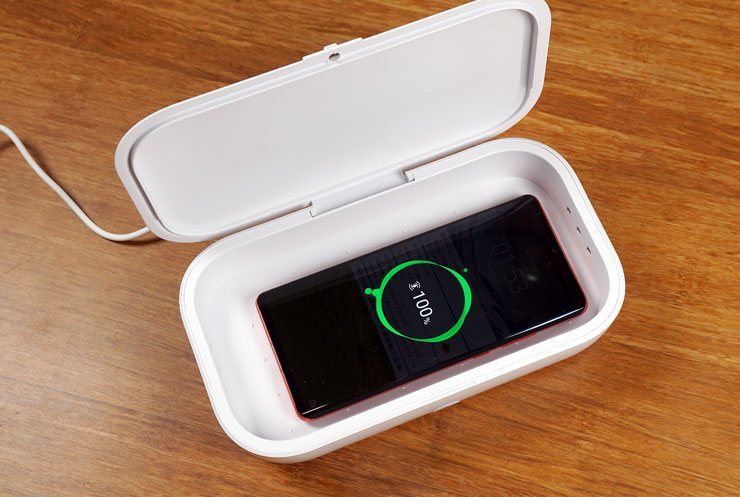 XBASE 紫外線消毒充電盒 LFX-168 開箱：紫外線消毒、無線充電二合一！ - 阿祥的網路筆記本