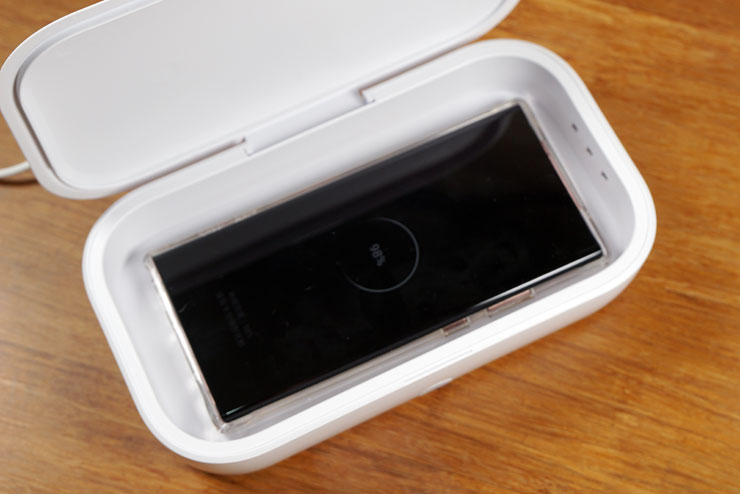 XBASE 紫外線消毒充電盒 LFX-168 開箱：紫外線消毒、無線充電二合一！ - 阿祥的網路筆記本