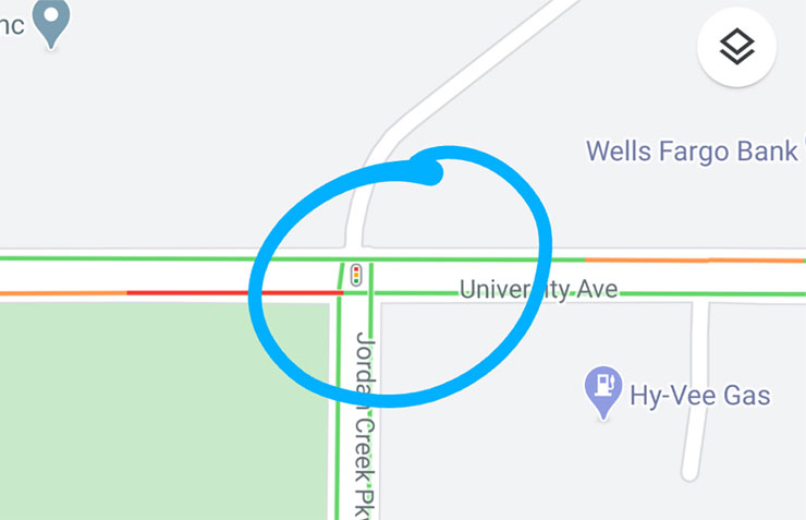 Google 地圖新功能：可以顯示地圖上的紅綠燈號，能成為計劃路線的參考因素！ - 阿祥的網路筆記本