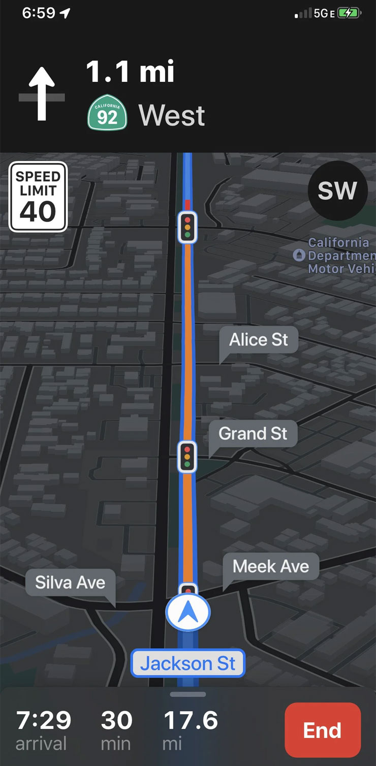Google 地圖新功能：可以顯示地圖上的紅綠燈號，能成為計劃路線的參考因素！ - 阿祥的網路筆記本