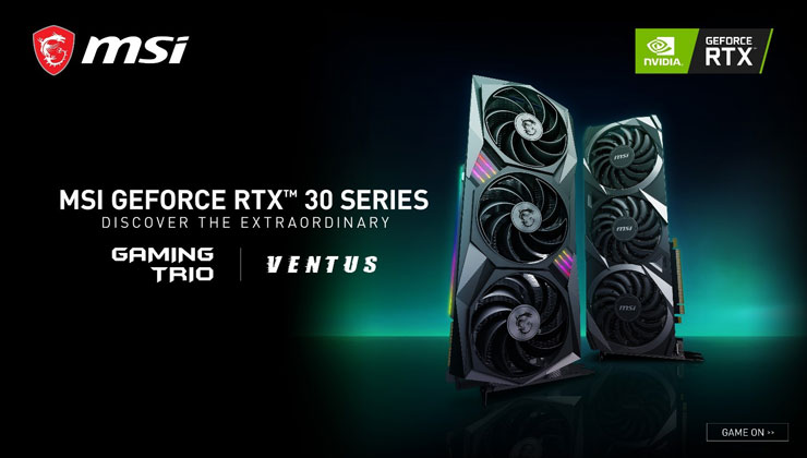 N卡「Ampere 安培」新架構來臨！微星正式發表 MSI GeForce RTX 3090、3080 和3070系列顯示卡！ - 阿祥的網路筆記本