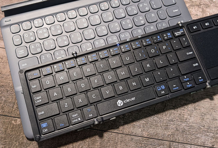 行動寫作、辦工的好夥伴：iClever 三摺疊鍵盤 + 觸控板 IC-BK08 開箱分享！ - 阿祥的網路筆記本