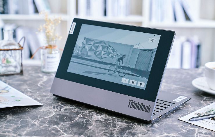 「雙面」好拍檔 Lenovo ThinkBook Plus 深度評測：背蓋整合電子墨水螢幕，創造筆電多元新用途！ - 阿祥的網路筆記本