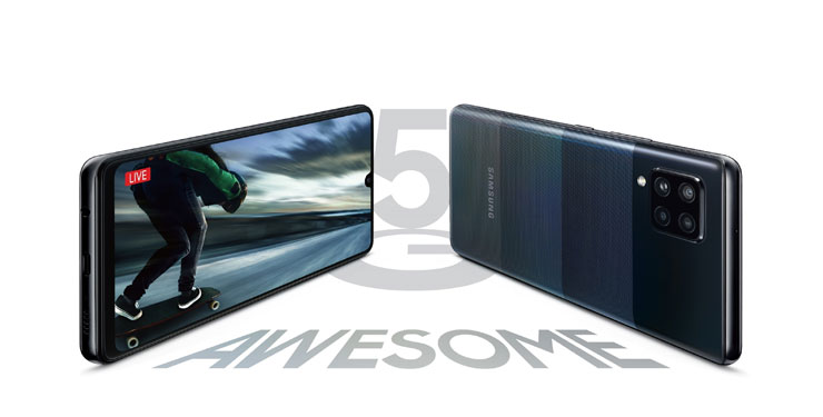 Galaxy A42 5G 在台登場！5000 mAh 大電量、6.6 吋大螢幕與 4 + 1 鏡頭通通有，單機建議售價新台幣 12,990 元 - 阿祥的網路筆記本