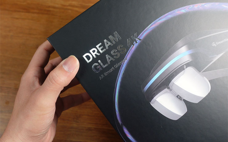 Dream Glass 4K AR 智慧眼鏡開箱評測：地表最強性價比，可以隨身攜帶的 200 吋大螢幕娛樂！ - 阿祥的網路筆記本