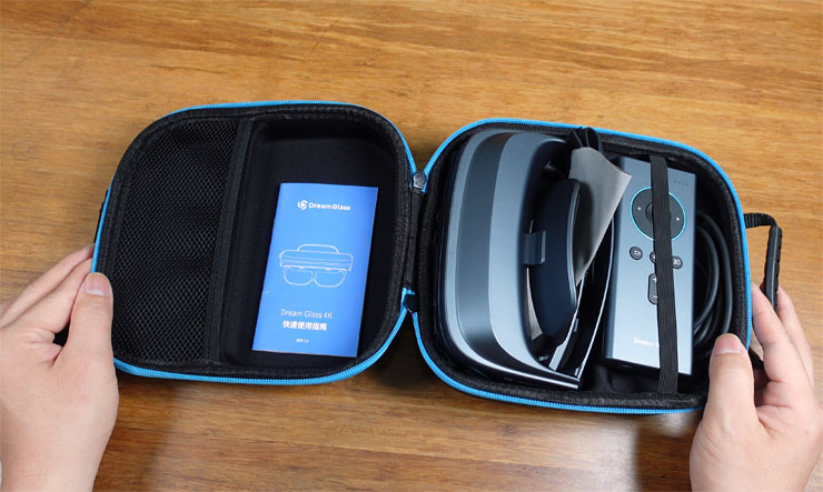 Dream Glass 4K AR 智慧眼鏡開箱評測：地表最強性價比，可以隨身攜帶的 200 吋大螢幕娛樂！ - 阿祥的網路筆記本