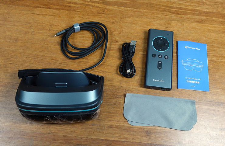Dream Glass 4K AR 智慧眼鏡開箱評測：地表最強性價比，可以隨身攜帶的 200 吋大螢幕娛樂！ - 阿祥的網路筆記本