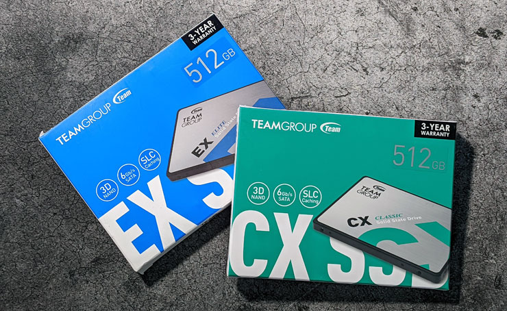 TeamGroup 高效能 2.5 吋 SSD 雙開箱：CX2 與 EX2 512GB 款實戰測試，告訴你裝機升級或容量擴充該怎麼選？ - 阿祥的網路筆記本