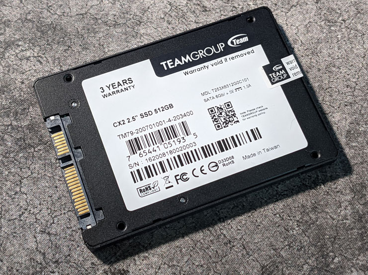 TeamGroup 高效能 2.5 吋 SSD 雙開箱：CX2 與 EX2 512GB 款實戰測試，告訴你裝機升級或容量擴充該怎麼選？ - 阿祥的網路筆記本