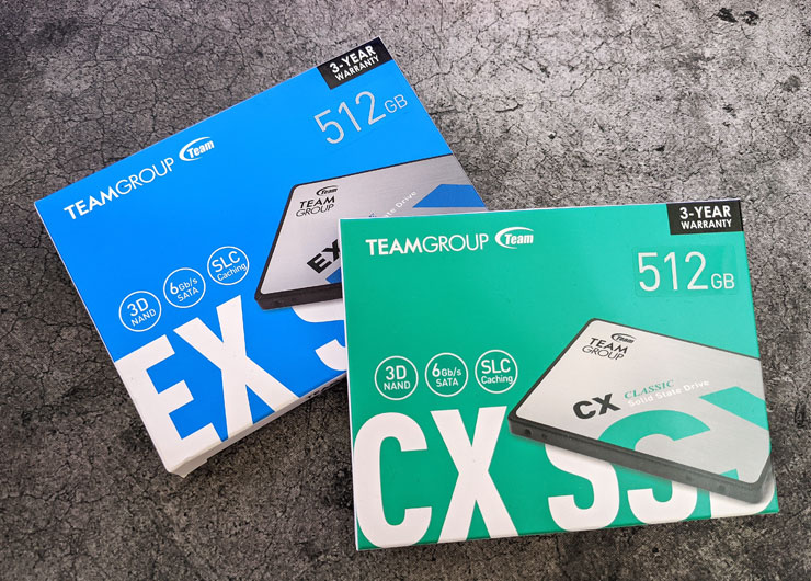 TeamGroup 高效能 2.5 吋 SSD 雙開箱：CX2 與 EX2 512GB 款實戰測試，告訴你裝機升級或容量擴充該怎麼選？ - 阿祥的網路筆記本