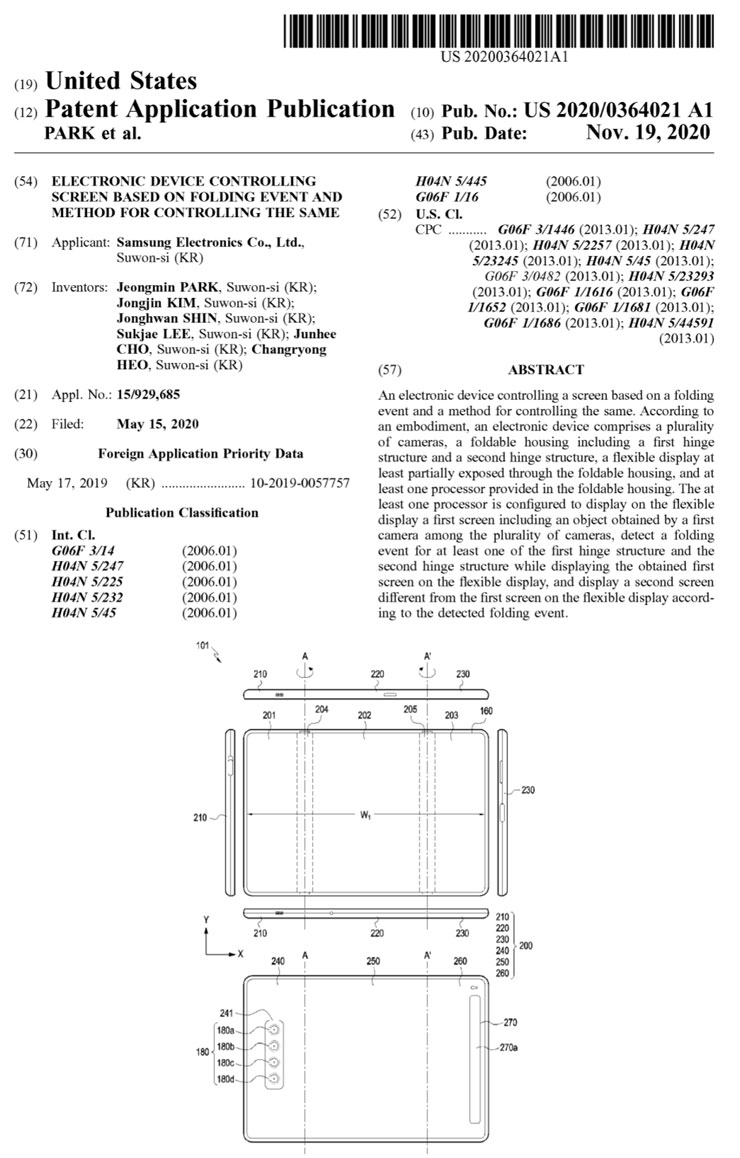 新專利再曝光！雙摺疊設計成為三星 Galaxy Z Flip 2 與 Galaxy Z Fold 3 的下一步？ - 阿祥的網路筆記本