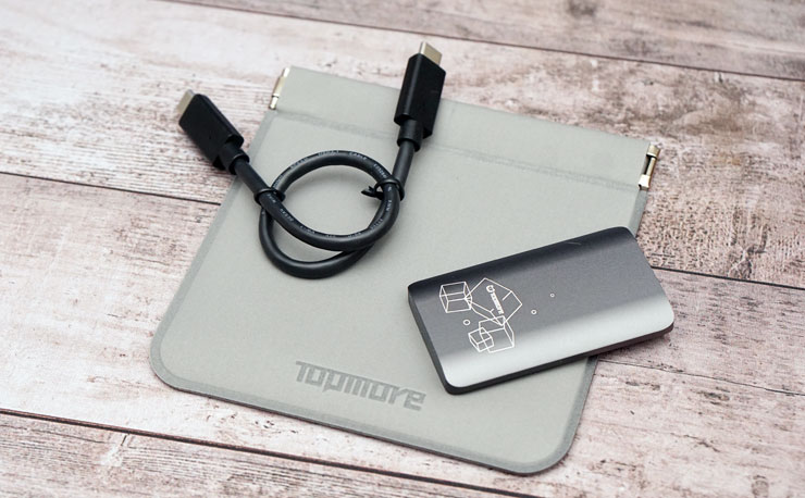 Topmore 達墨 Portable SSD TS1 開箱實測：體積小巧，效能優異的可攜式 SSD，5 年保固使用更安心！ - 阿祥的網路筆記本