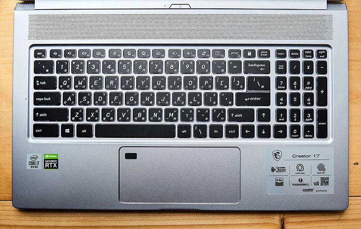 最強創作者筆電降臨！MSI Creator 17 深度實測報告！ - 阿祥的網路筆記本