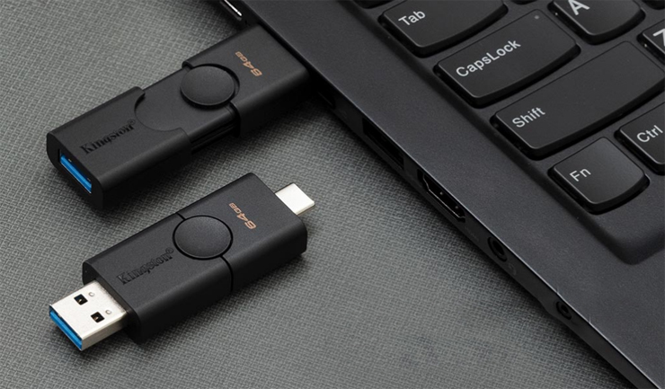 金士頓推出全新 DataTraveler Duo 雙介面隨身碟，雙滑蓋設計便利切換、USB A 與 USB C 通吃！ - 阿祥的網路筆記本