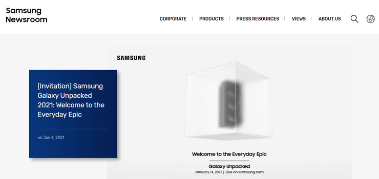 三星發出邀請函，Galaxy S21 系列將於 1/14 晚間 23:00 的 Galaxy Unpacked 2021 發表！ - 阿祥的網路筆記本