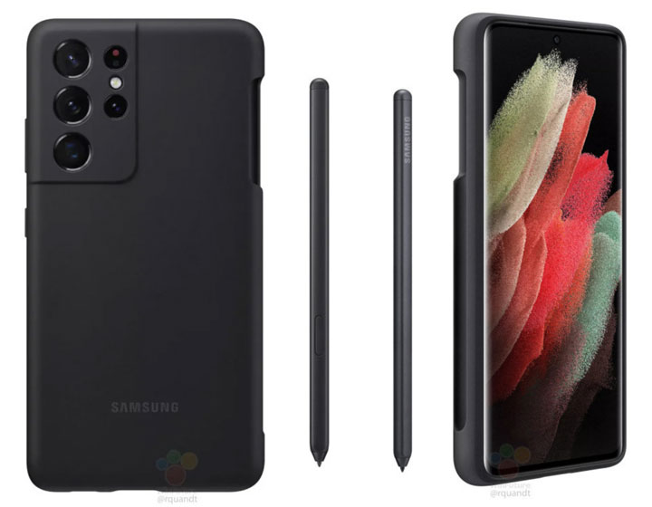 三星 Galaxy S21 Ultra 的另一種 S Pen 專用保護殼曝光，這樣的設計似乎也很合理？ - 阿祥的網路筆記本