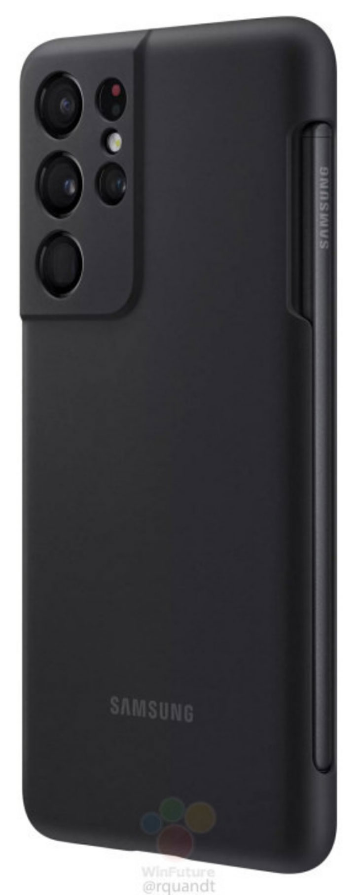 三星 Galaxy S21 Ultra 的另一種 S Pen 專用保護殼曝光，這樣的設計似乎也很合理？ - 阿祥的網路筆記本