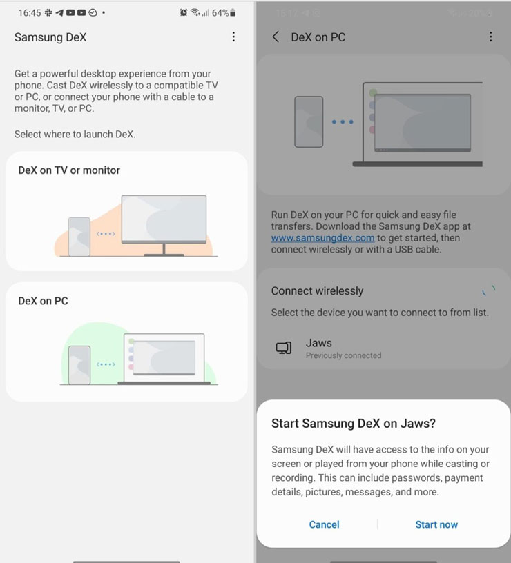 Galaxy S21 系列提供 PC 支援無線連結 DeX 功能，檔案交換、功能整合更方便！ - 阿祥的網路筆記本