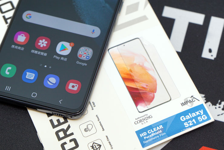 手感一流，指紋解鎖超犀利！ZEELOT 滿版玻璃保護貼 for 三星 Galaxy S21 全系列開箱與使用心得分享！ - 阿祥的網路筆記本