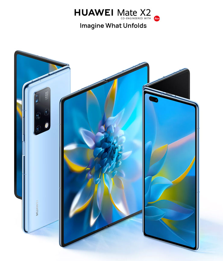 華為發佈新一代摺疊機 HUAWEI Mate X2，相機模組更進化、螢幕摺疊方向由外改內！ - 阿祥的網路筆記本