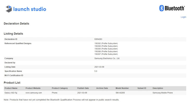 三星翻轉鏡頭手機將後繼有人-Galaxy A82 將通過藍牙 SIG 認證,上市日期不遠了! - 阿祥的網路筆記本 三星翻轉鏡頭手機將後繼有人-Galaxy A82 將通過藍牙 SIG 認證,上市日期不遠了! - 阿祥的網路筆記本