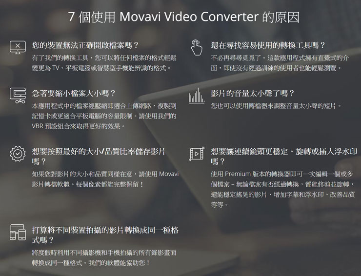 簡單好上手，但功能超級強大的「Movavi Video Converter 2021」新版再臨！全功能深度解析！ - 阿祥的網路筆記本