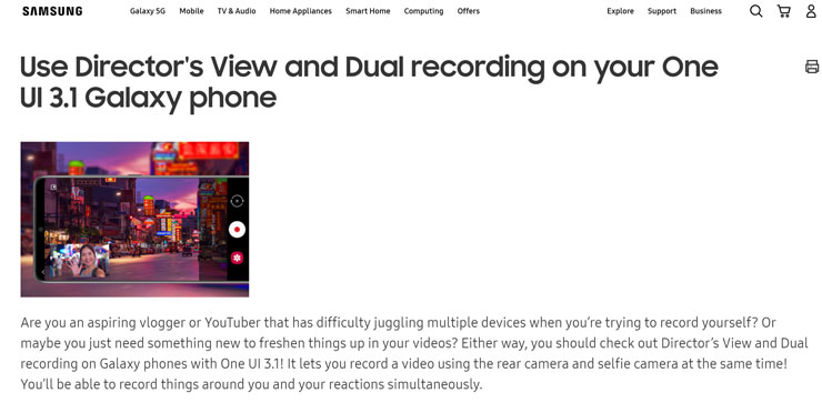 三星 Galaxy S21 獨有錄影功能「最佳導演」（導演運鏡）要下放其他舊機了！第一波將會是 Galaxy S20 系列？ - 阿祥的網路筆記本