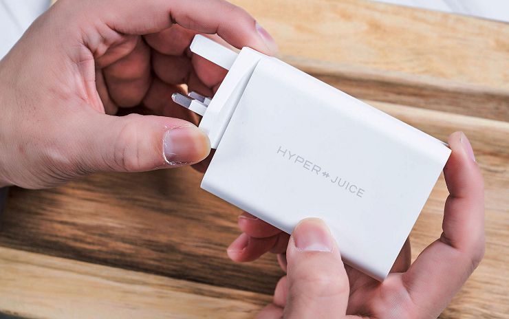 HyperJuice 100W 氮化鎵 GaN 快速充電器動手玩：體積迷你、功能全面，一顆搞定充電大小事！ - 阿祥的網路筆記本