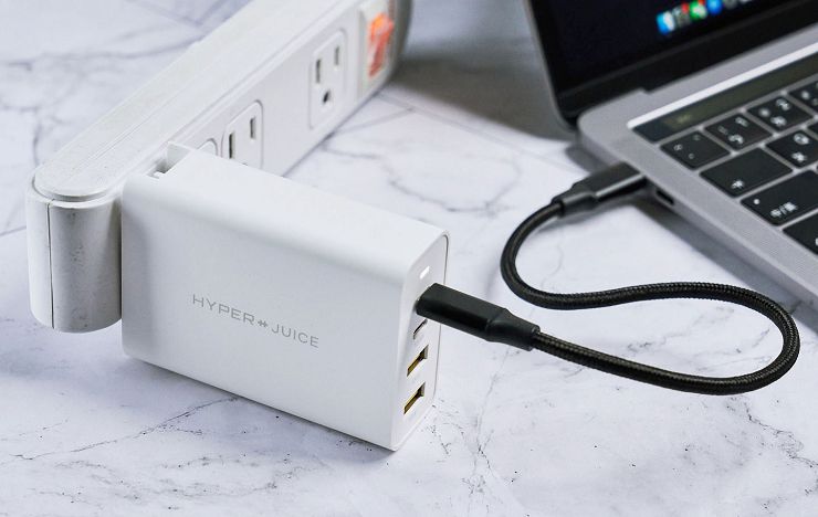 HyperJuice 100W 氮化鎵 GaN 快速充電器動手玩：體積迷你、功能全面，一顆搞定充電大小事！ - 阿祥的網路筆記本