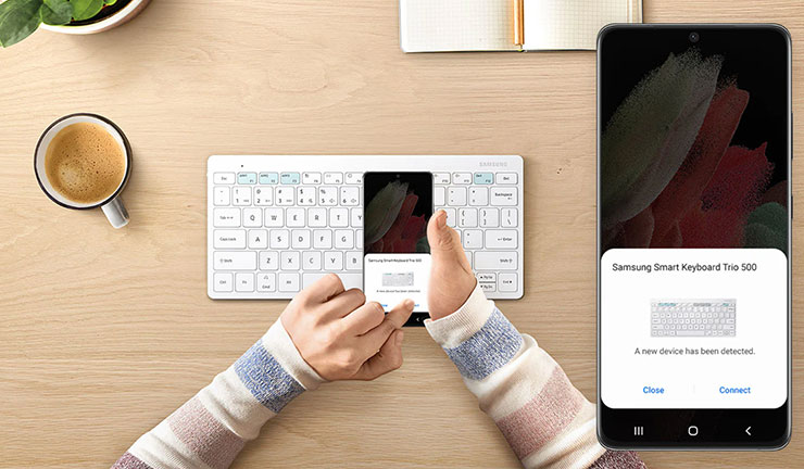 三星 Smart Keyboard Trio 500 藍牙鍵盤同時支援電腦、手機與平板，讓你在多平台都有高生產力！ - 阿祥的網路筆記本