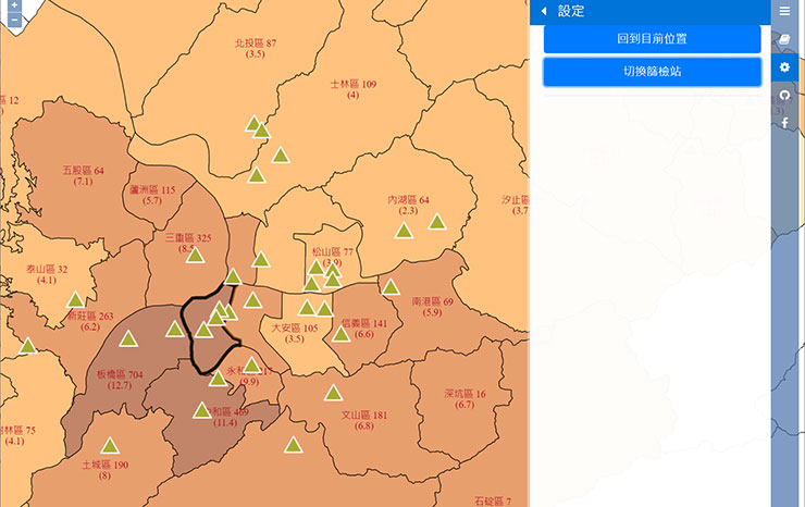 更直觀面對疫情：台灣 Covid-19 本土病例地圖以地理定位讓疫情「圖像化」！ - 阿祥的網路筆記本