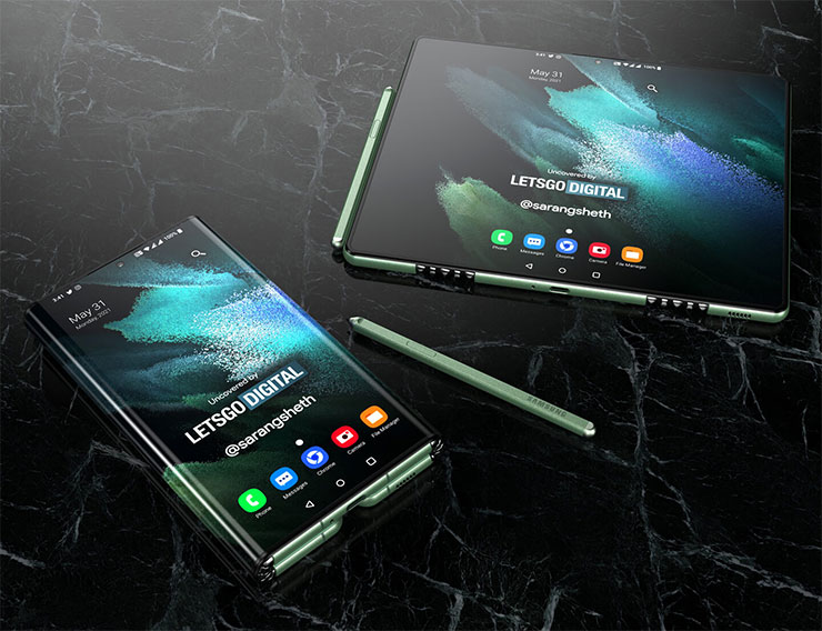 三摺疊、可前後凹摺的 Galaxy Z Fold Tab 專利曝光～展現平板電腦的未來樣貌！ - 阿祥的網路筆記本