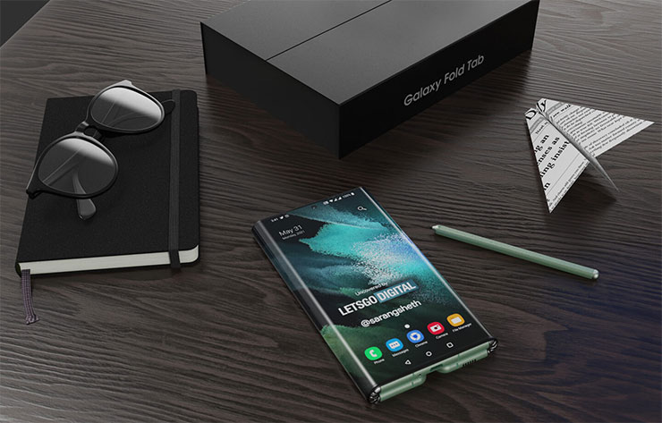 三摺疊、可前後凹摺的 Galaxy Z Fold Tab 專利曝光～展現平板電腦的未來樣貌！ - 阿祥的網路筆記本