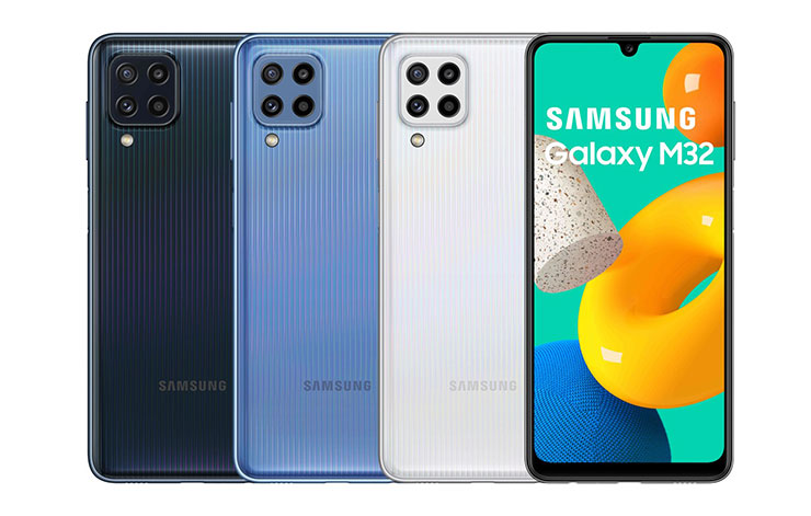 三星越級高規機 Galaxy M32 以「大白鯊」之名上市，7000 有找買得到 4+1 鏡頭、6.4 吋大螢幕與 5000 mAh 大電量！ - 阿祥的網路筆記本