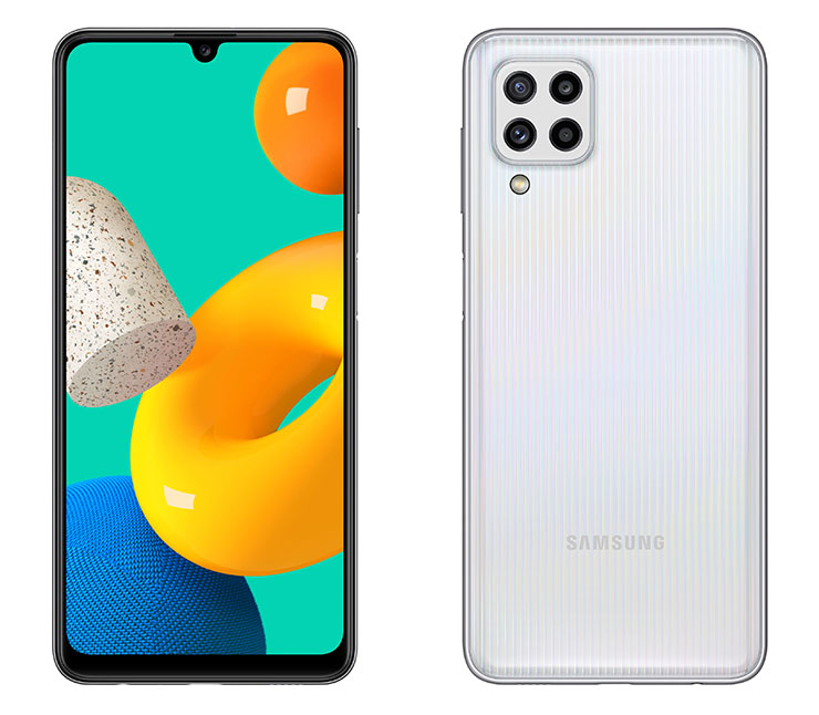 三星越級高規機 Galaxy M32 以「大白鯊」之名上市，7000 有找買得到 4+1 鏡頭、6.4 吋大螢幕與 5000 mAh 大電量！ - 阿祥的網路筆記本