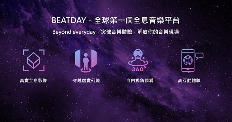 VIVE ORIGINALS 全球首創「全息音樂平台 - BEATDAY」正式發佈電腦與手機雙平台！攜手美秀集團、吳霏、呂士軒、黃宣共創「元宇宙時代」！ - 阿祥的網路筆記本