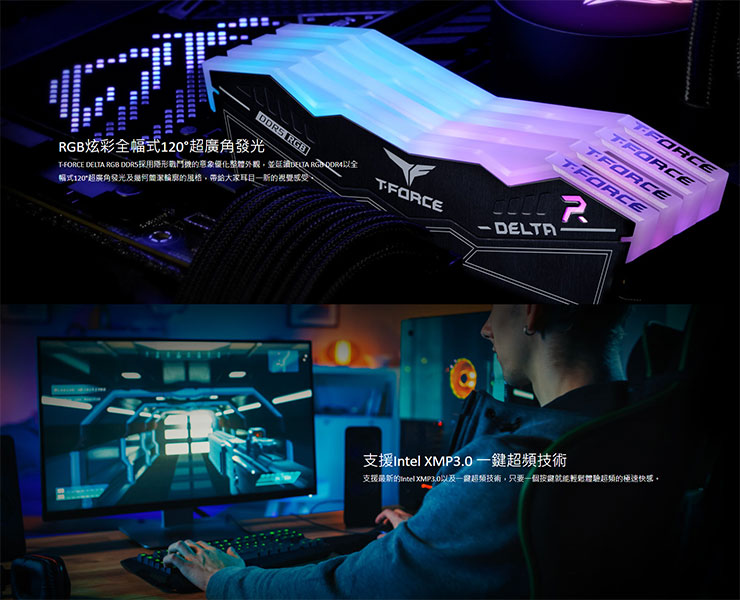 十銓科技 T-FORCE DELTA RGB DDR5 與 VULCAN DDR5 超頻記憶體全球上市！ - 阿祥的網路筆記本