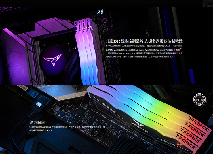 十銓科技 T-FORCE DELTA RGB DDR5 與 VULCAN DDR5 超頻記憶體全球上市！ - 阿祥的網路筆記本