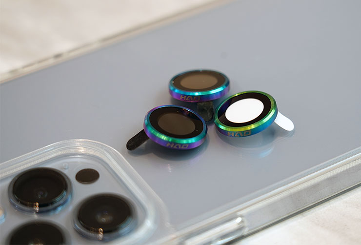 小豪包膜 HAO 燒鈦鏡頭保護圈 for iPhone 13 Pro Max 開箱：多一層防護，畫質也不變！ - 阿祥的網路筆記本