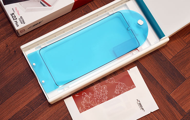 曲面貼合，全透視野！Galaxy S22 Ultra 專屬 ZEELOT 滿版玻璃保護貼開箱與使用體驗！ - 阿祥的網路筆記本