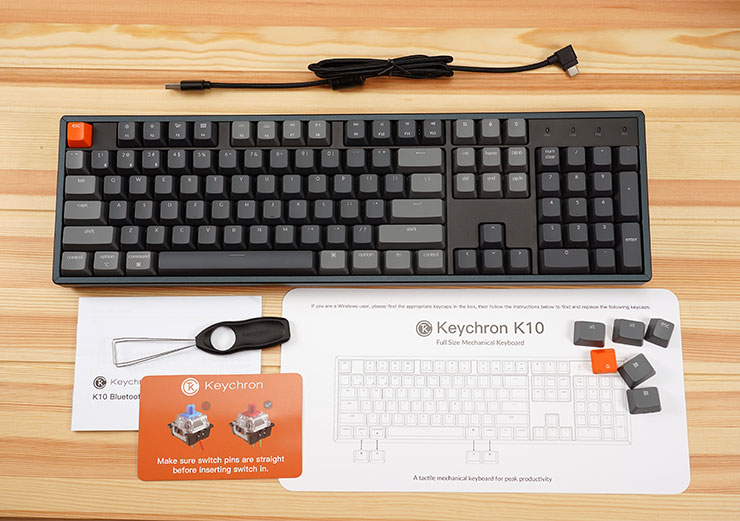 Keychron K10 100% 無線機械式鍵盤開箱:外觀簡潔耐看,Gateron 鍵軸好上手且手感優! - 阿祥的網路筆記本 Keychron K10 100% 無線機械式鍵盤開箱:外觀簡潔耐看,Gateron 鍵軸好上手且手感優! - 阿祥的網路筆記本