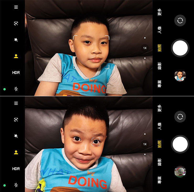 在拍照時， Xiaomi 12 Pro 除了追蹤人物全身之外，近距離時也會自動切換至臉部、眼部進行對焦，也確保拍攝主體的面部清晰。