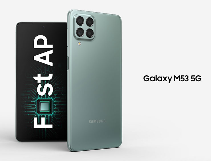 Galaxy M33 5G 搭配 8 核心處理器與 8 GB RAM 。