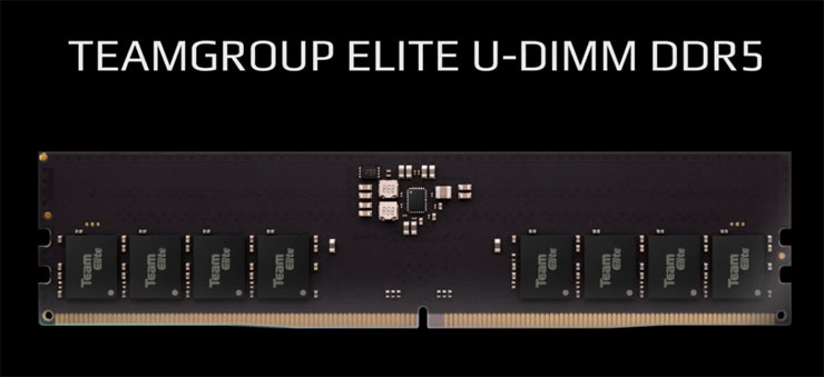 十銓科技的標準型桌機記憶體 ELITE U-DIMM DDR5 規格直上 5800MHz。